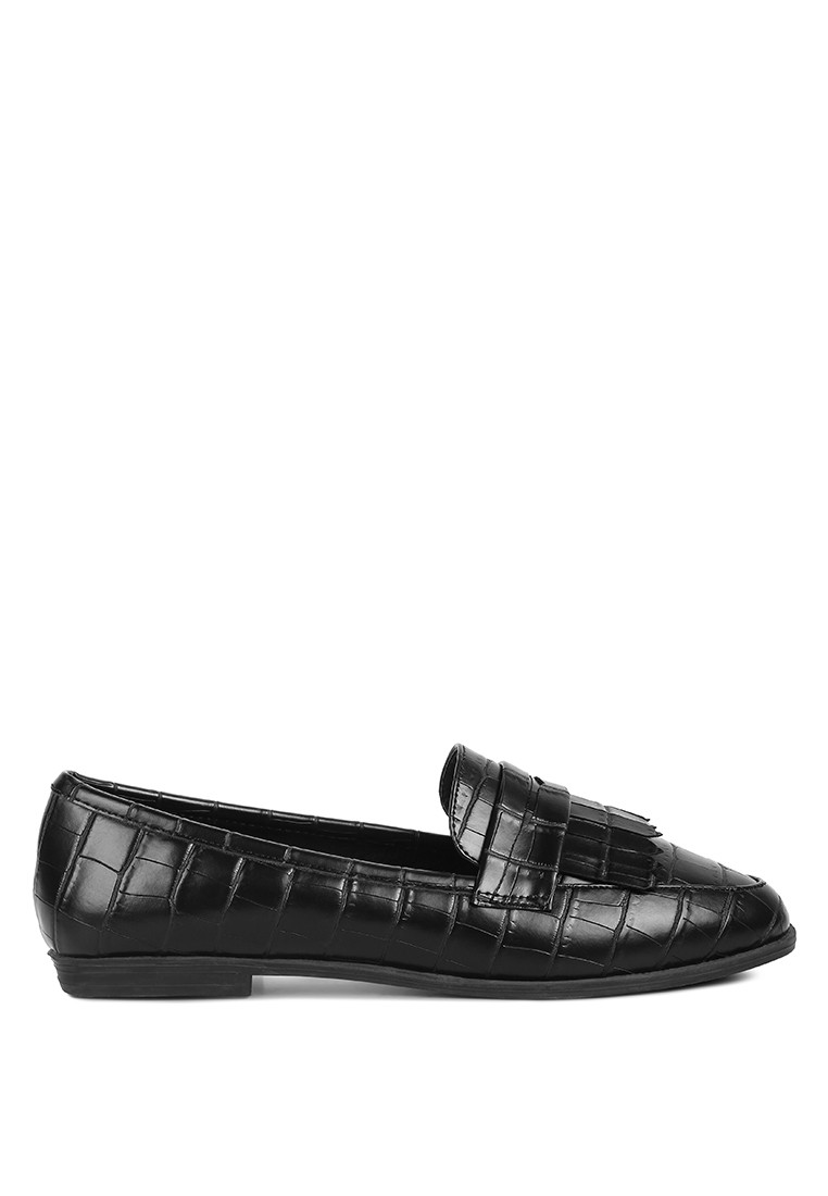 Black Patent PU Everyday Loafer