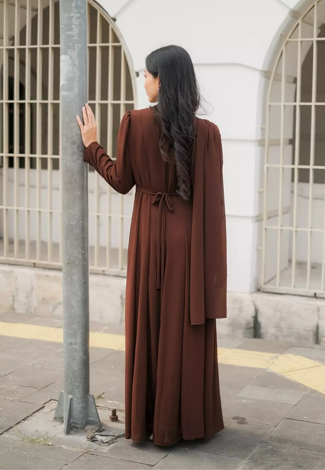 Anastasia Dress - Coffee