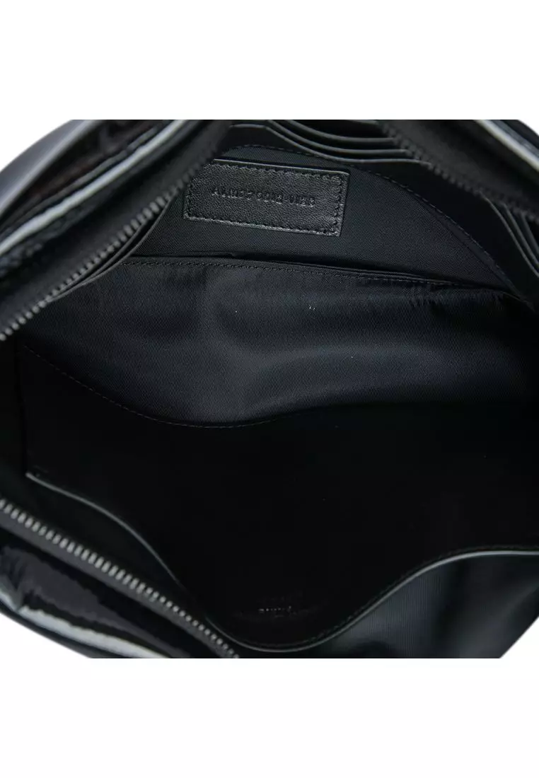 Pre-Loved Saint Laurent Large Patent Puffy Pouch