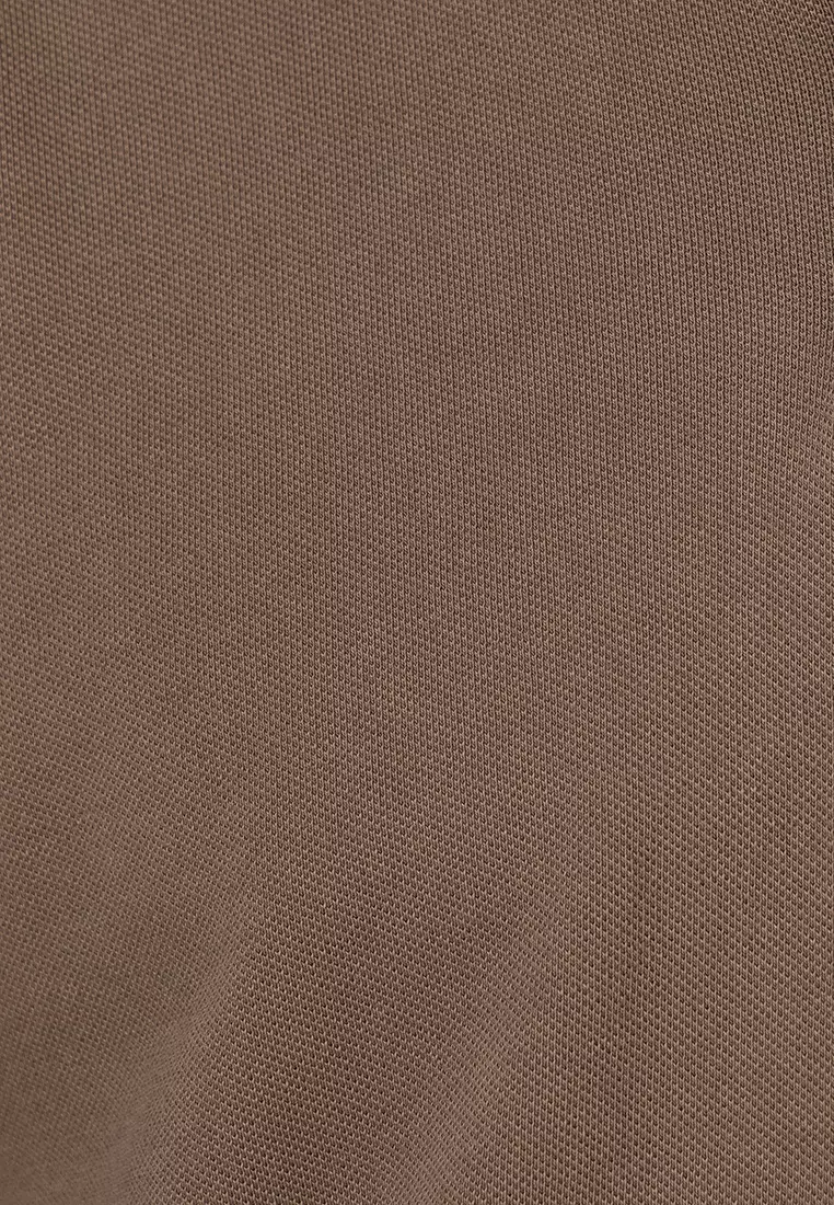 Relaxed Pique Polo Shirt