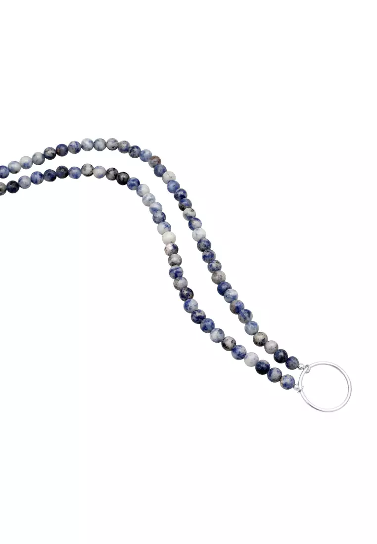 Jewelry Accessories Men Ball Agate Blue Gemstones