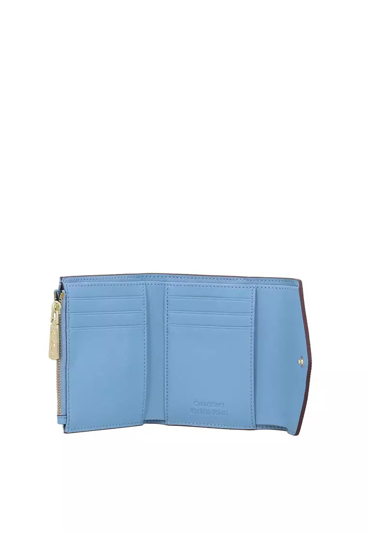 The Ivy Short Wallet - Blue