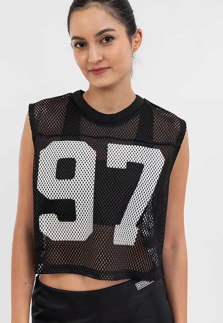 Puma X Rosé Relaxed Mesh Top