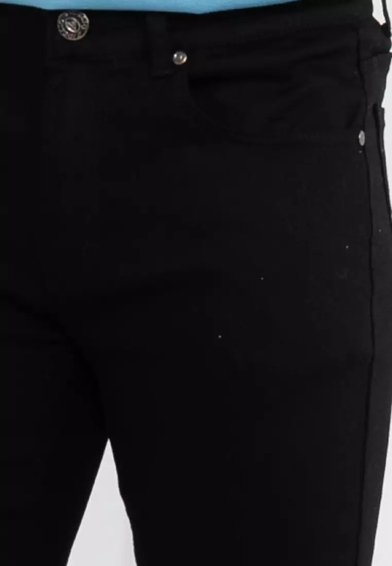 Slim Fit Black Denim Jeans