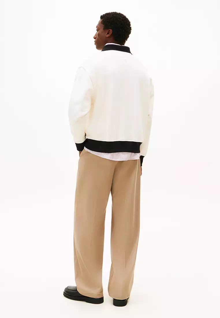 現代休閒運動風恤衫領衛衣 - TH Mainline