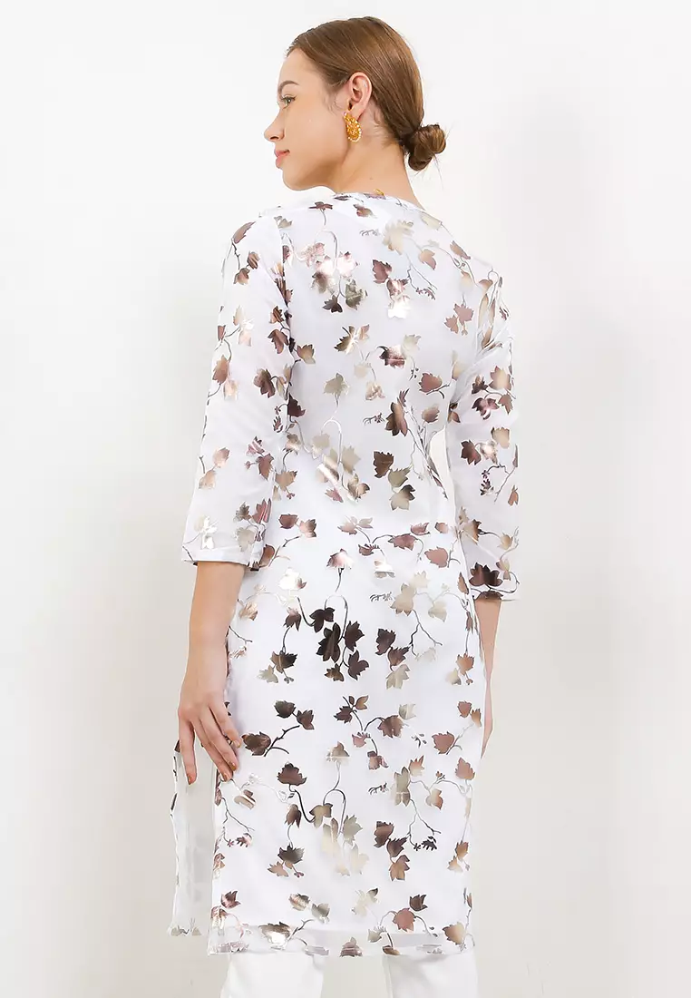 Chanira Festive Ruhi Tunic-White