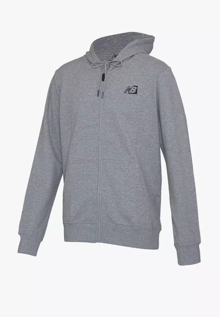 Buy New Balance New Balance NB Blocker Logo Men's Full Zip Hoodie ...