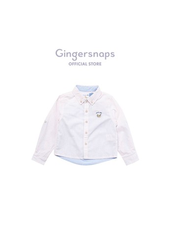 Jual Gingersnaps Gingersnaps Baby Miami Cruising Woven Shirt White Blue Original Zalora Indonesia