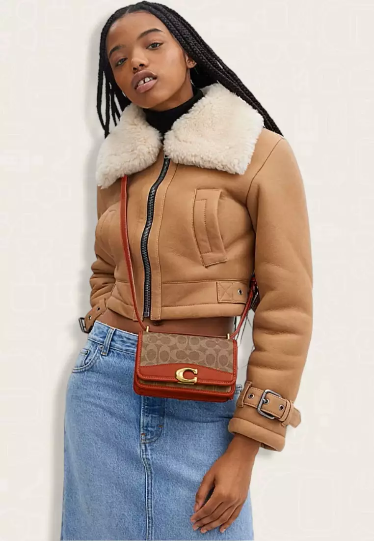 Coach Bandit Crossbody In Signature Tan Rust