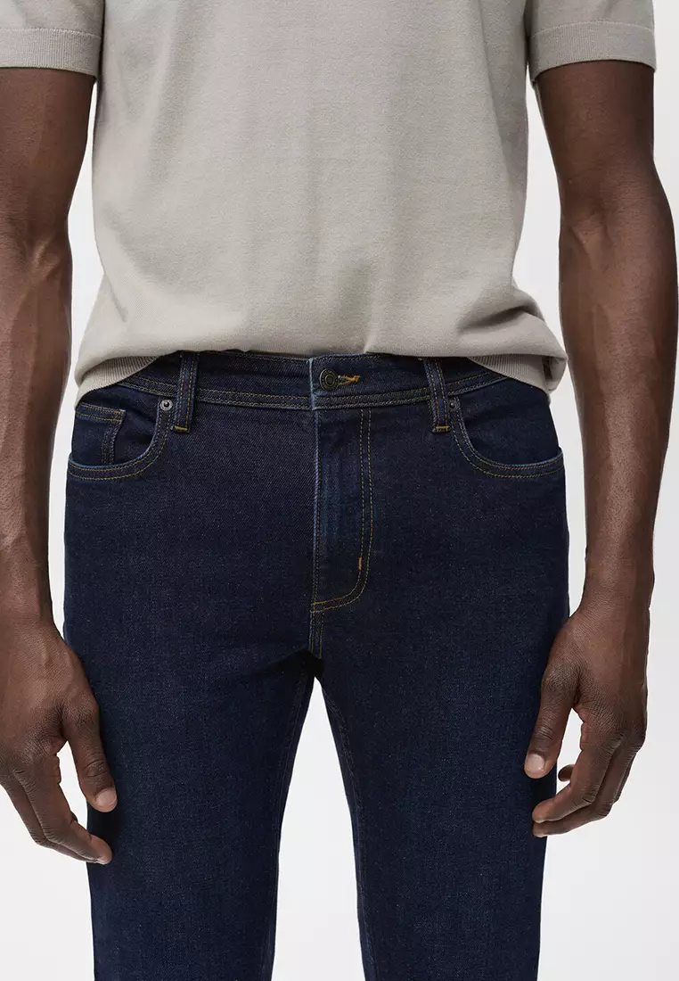 Jan Slim-Fit Dark-Wash Jeans
