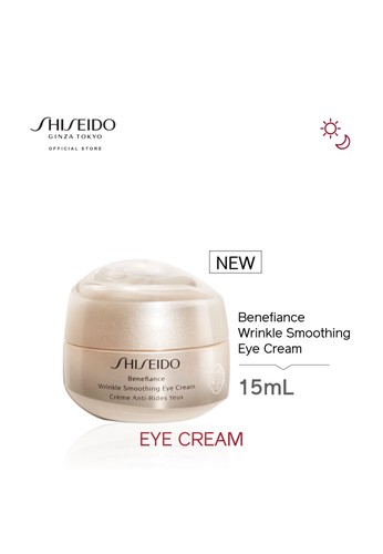 jual shiseido shiseido benefiance wrinkle smoothing eye cream original zalora indonesia