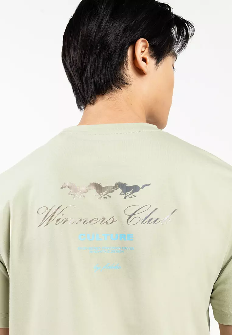 Horses Reflective Embossed Tee