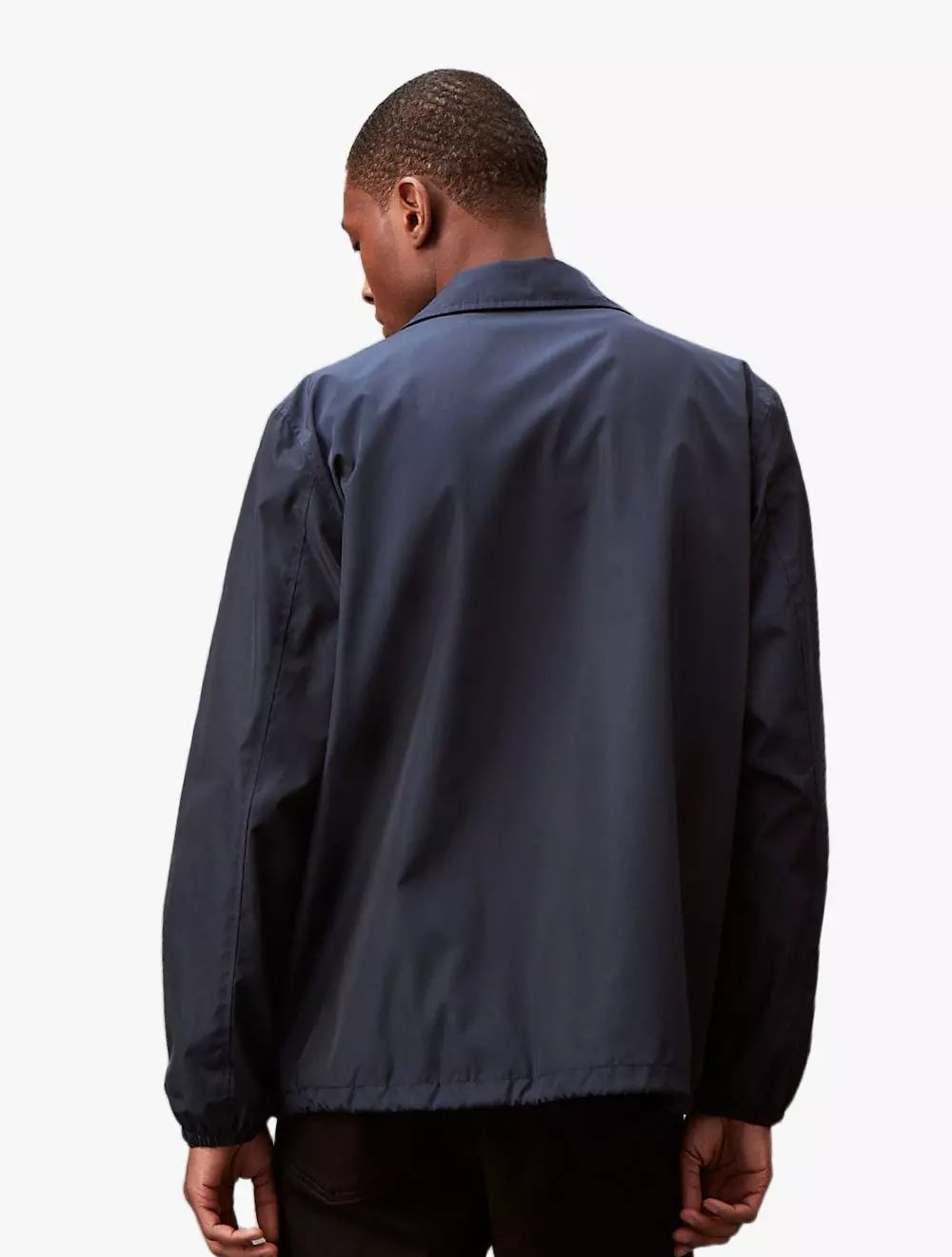 CALVIN KLEIN - NYLON COACHES JACKET - Sapphire - navy