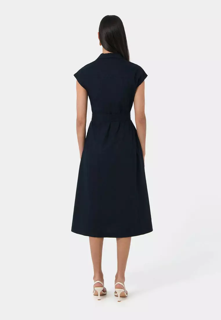 Kade V-neck Linen Dress