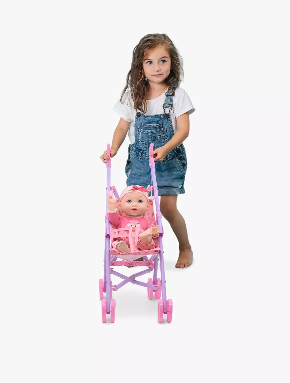 Baby Dolls Play n Stroll Baby - BD16642