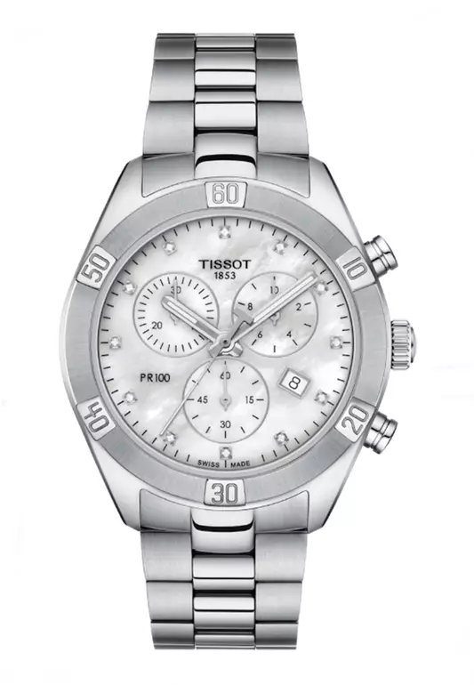 PR 100 Sport Chic Chronograpgn Swiss Quartz Women Watch (TT-T1019171111600)