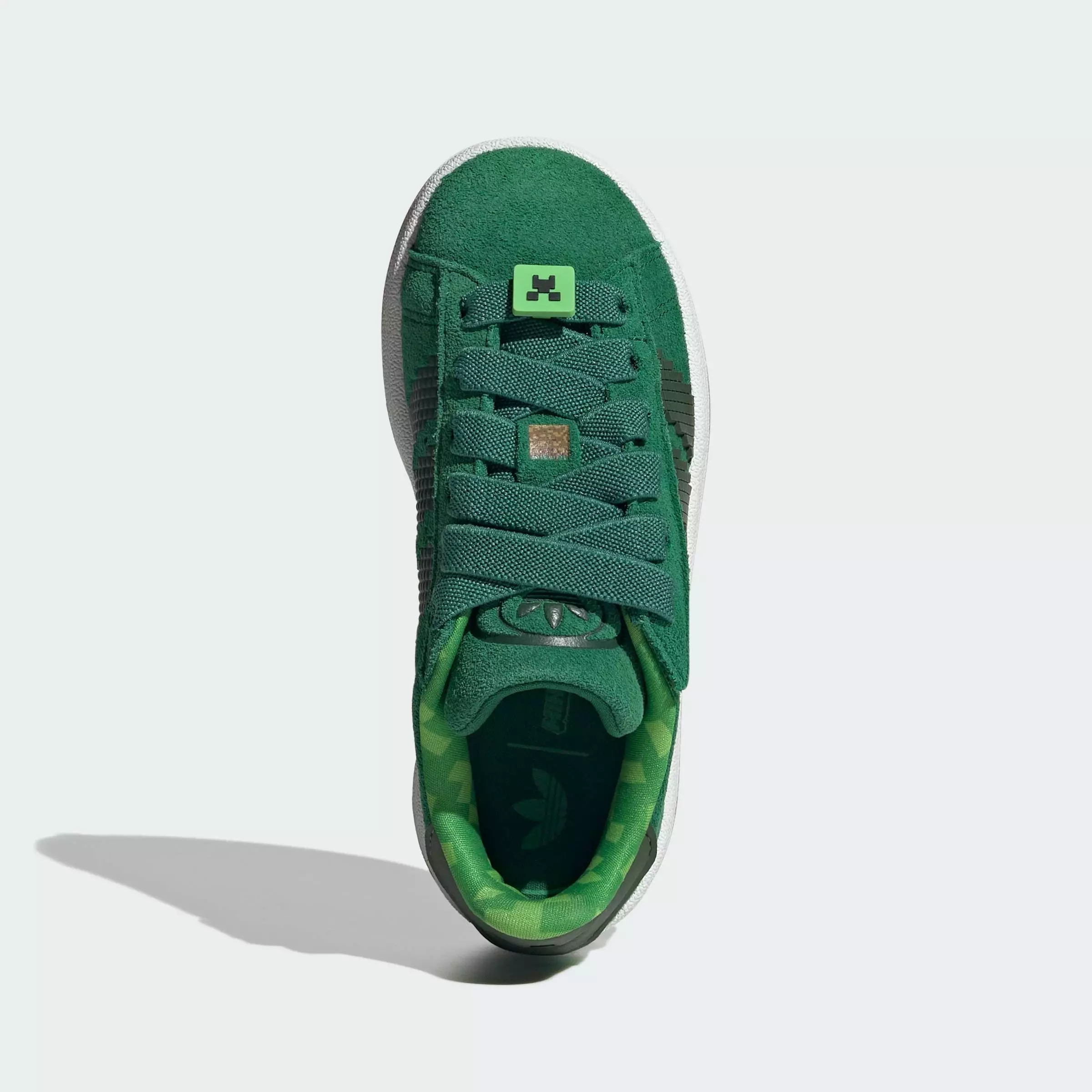 adidas gazelle silver green womens Buy adidas Originals Dark Green / Cloud White / Gum Campus 00S Cf El I  Sneakers main image 1