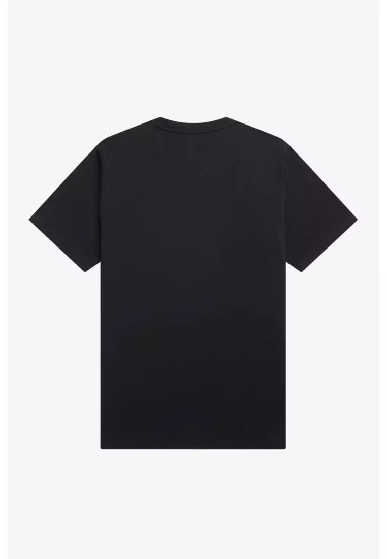 Fred Perry M4580 Embroidered T-Shirt (Black)