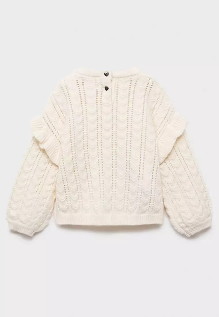 Ruffle Knitted Sweater