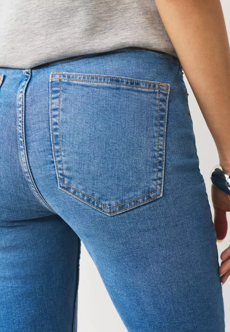 Mid Rise Stretch Skinny Jeans