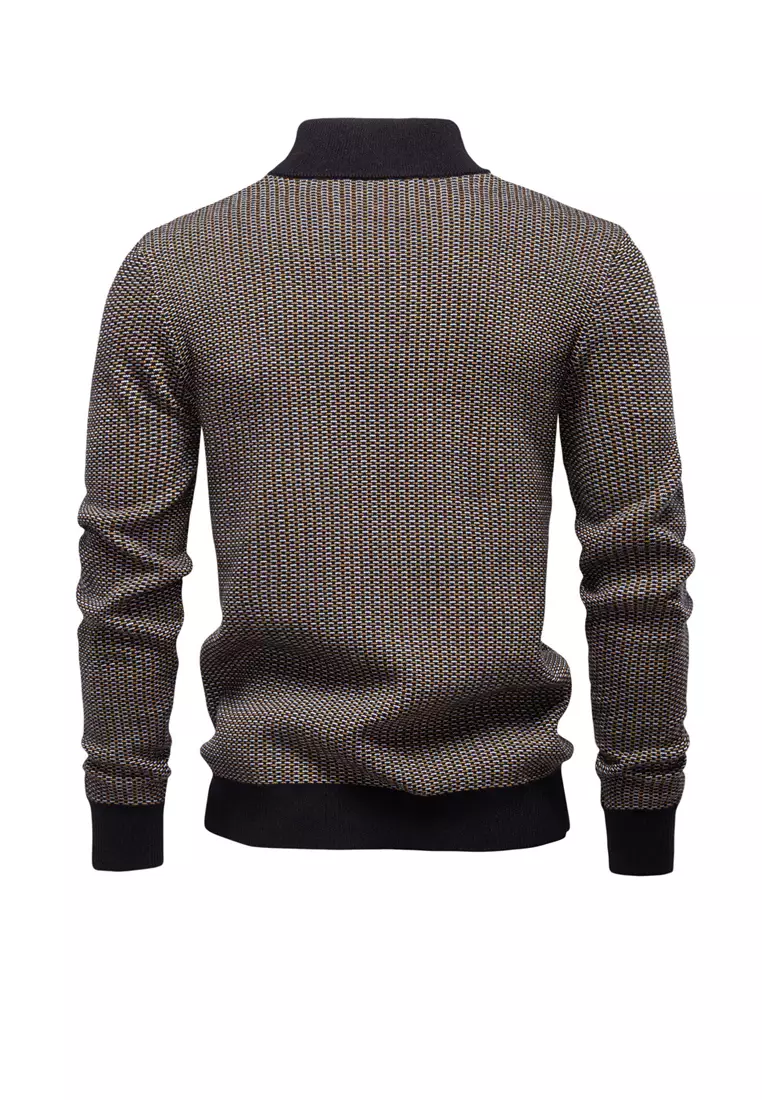 Buy Twenty Eight Shoes Half-zip Jacquard Knit Sweater AX-Y6228