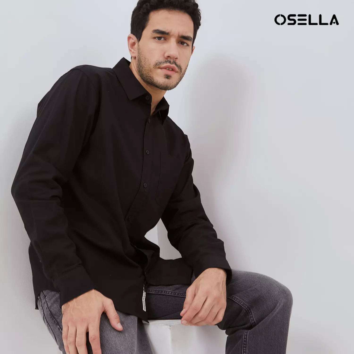 [NEW] Osella Wesley Regular Fit Long Sleeve Shirt 20374016 | Kemeja Lengan Panjang Pria
