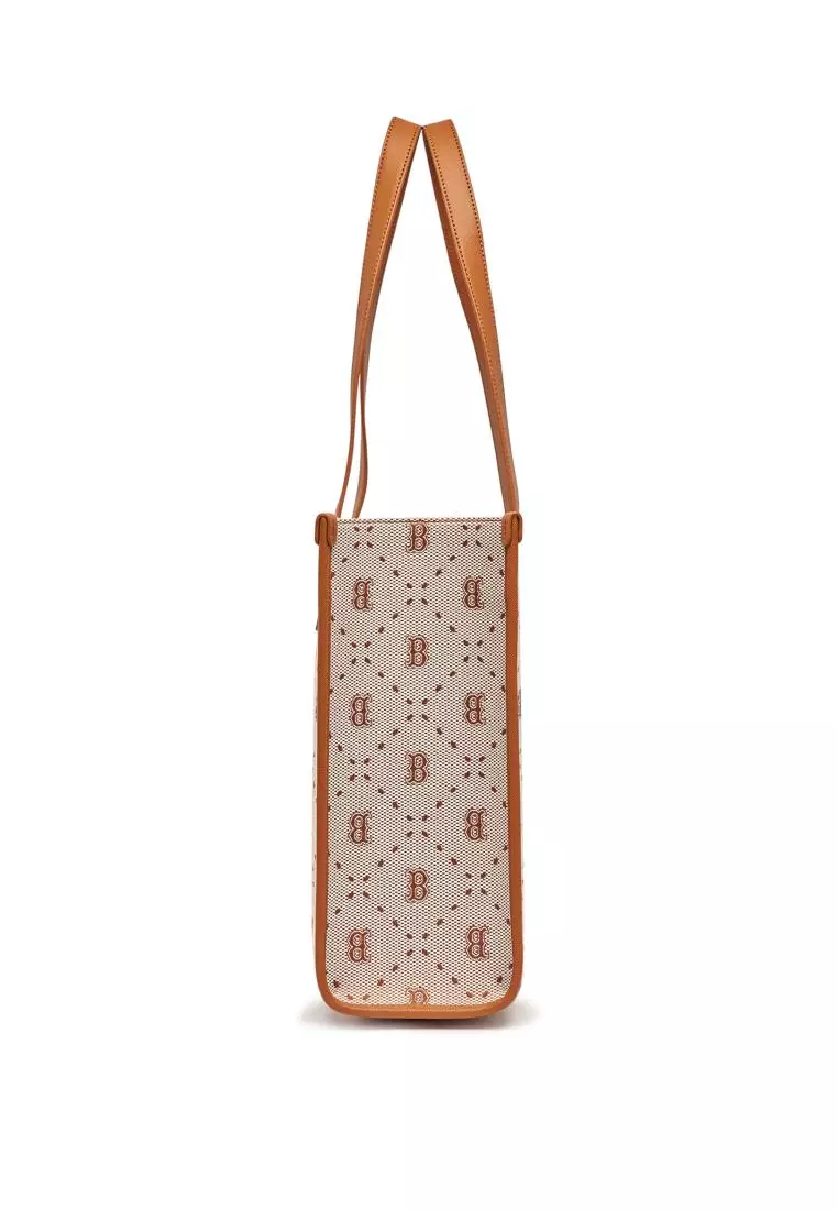 BIG DIA MONOGRAM JACQUARD L-TOTE BAG BOSTON RED SOX