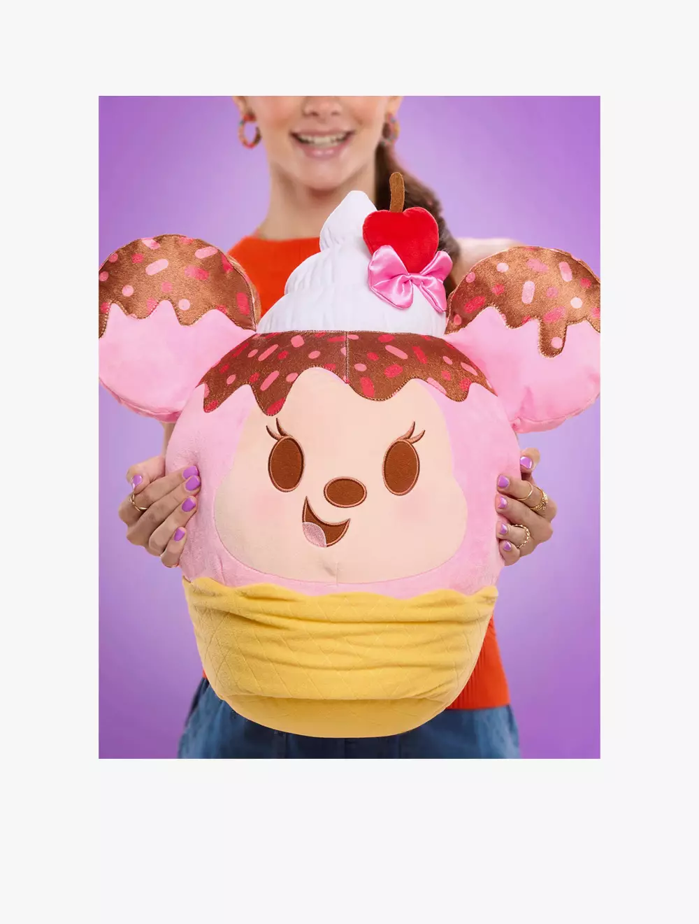 Disney Munchlings Squeeze-A-Munch XL Scented Plush Minnie Mouse - JPY74652