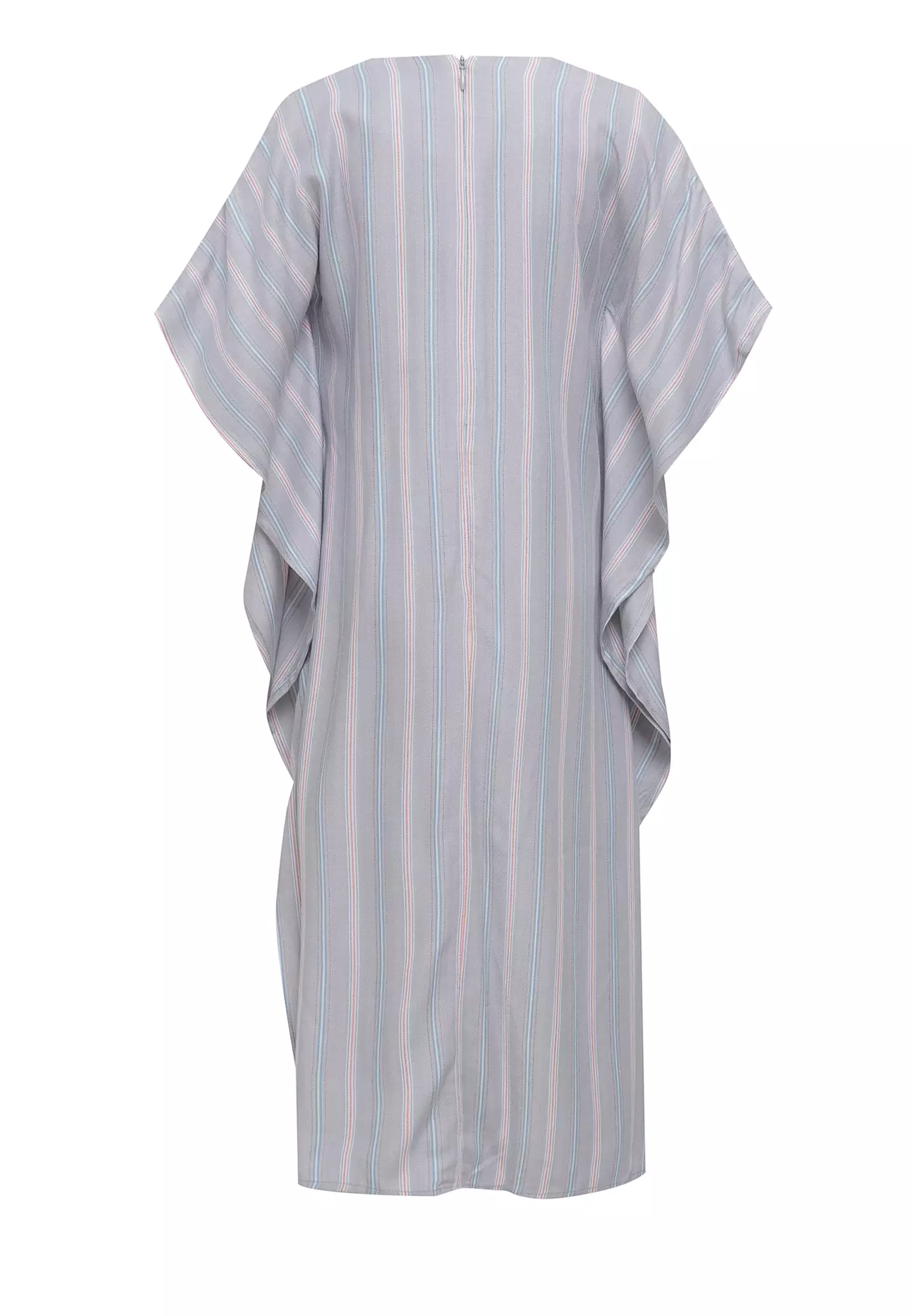 MFMW Lil Luyanda Dress Kaftan Anak Abu Motif Salur