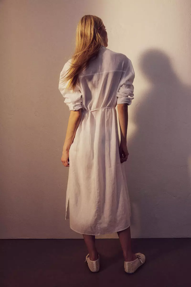 Buy H&M Linen shirt dress 2024 Online ZALORA Singapore