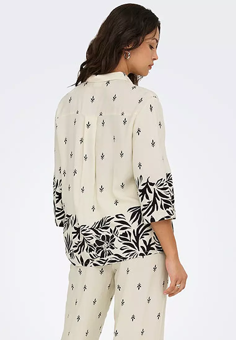 3/4 Sleeves Loose Shirt