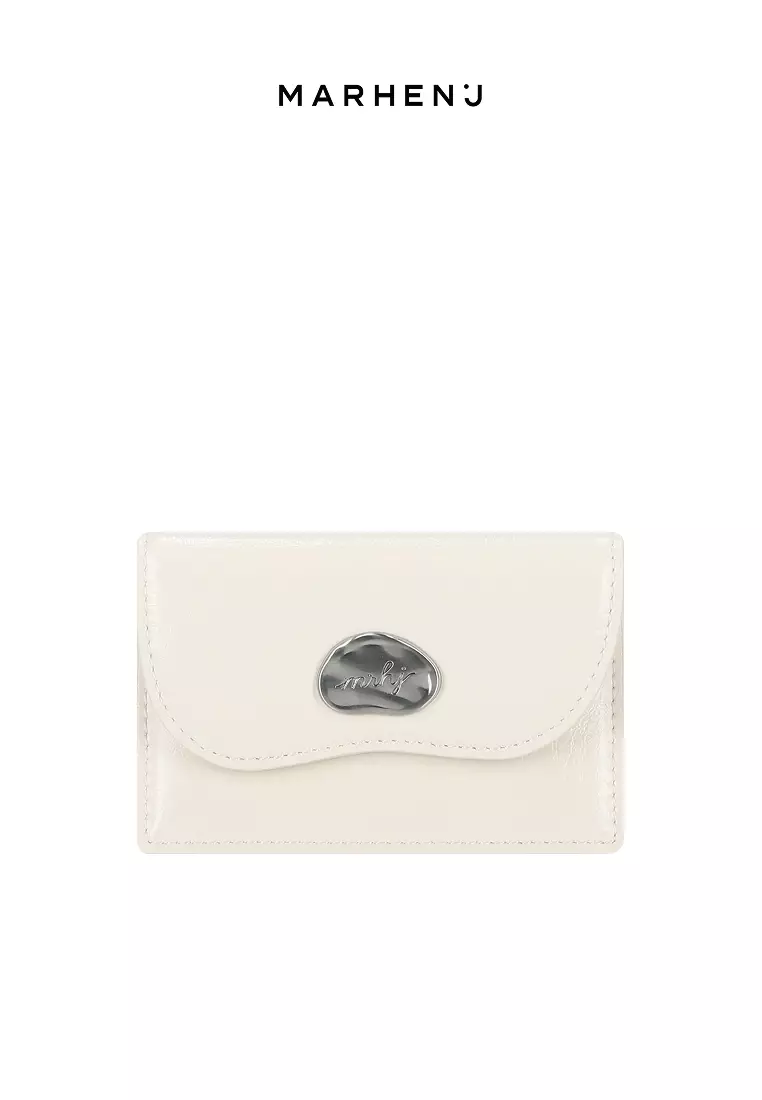 AURORA P Vegan Leather Wallet Cream