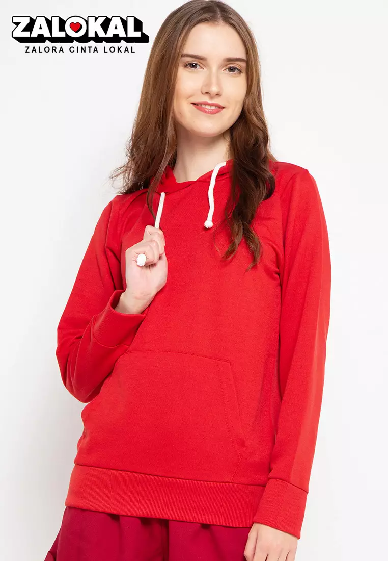 Basic Sweater Lengan Panjang Hoody Hoodie