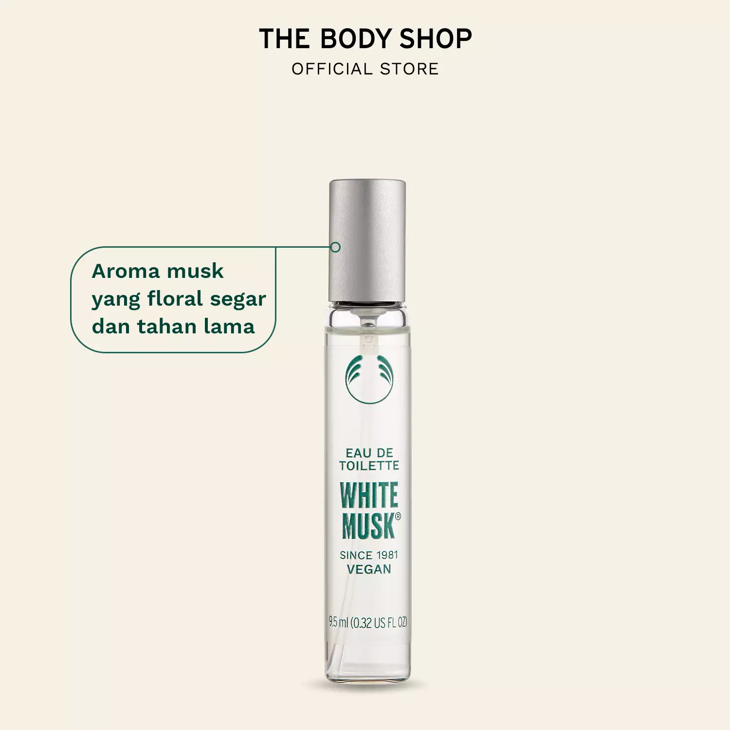 White Musk Eau De Toilette Parfum EDT 9.5ml