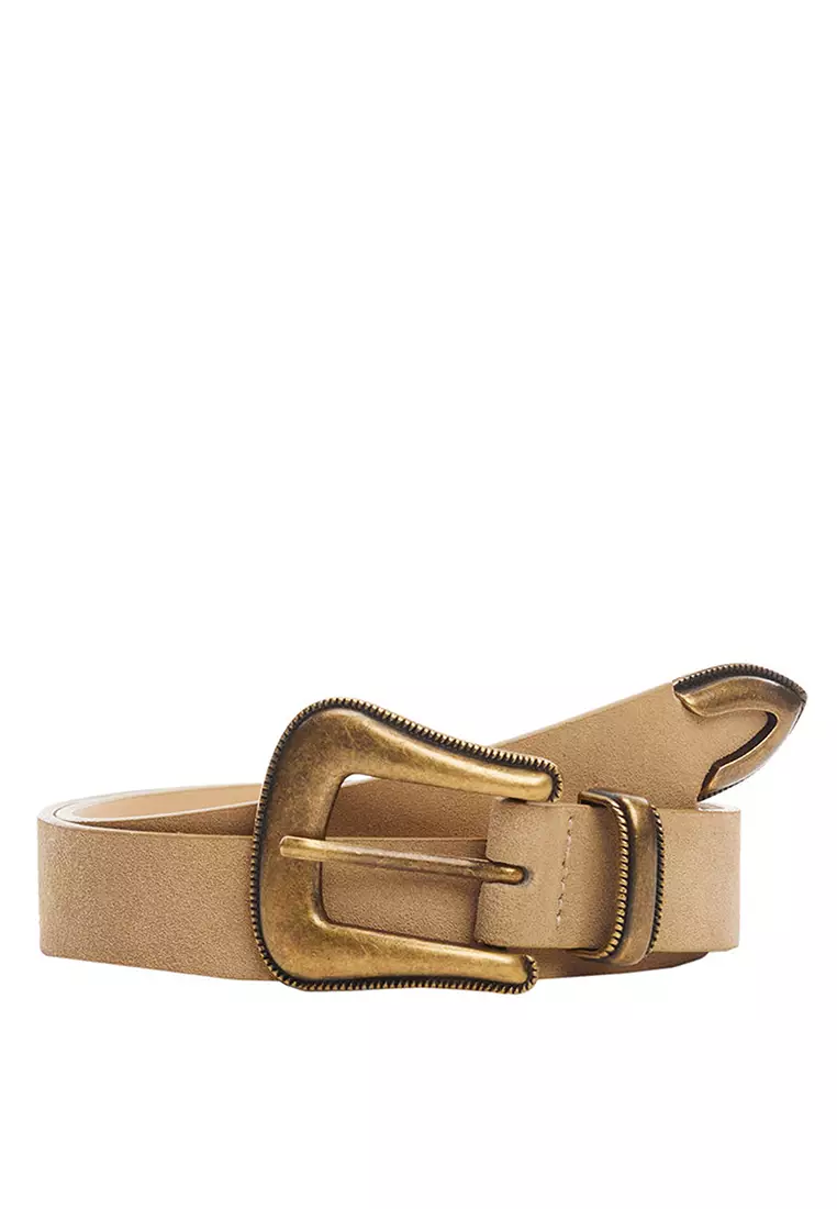 Teens Buckle Leather Belt