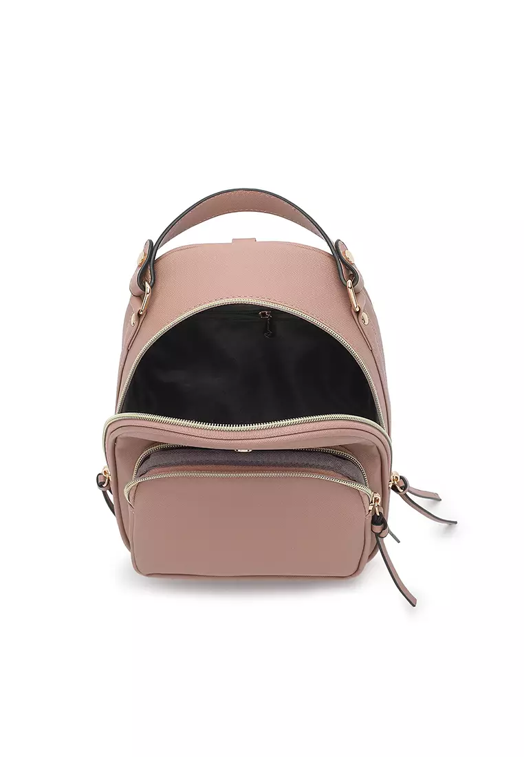 Women's Casual 2-Way Backpack - Pink