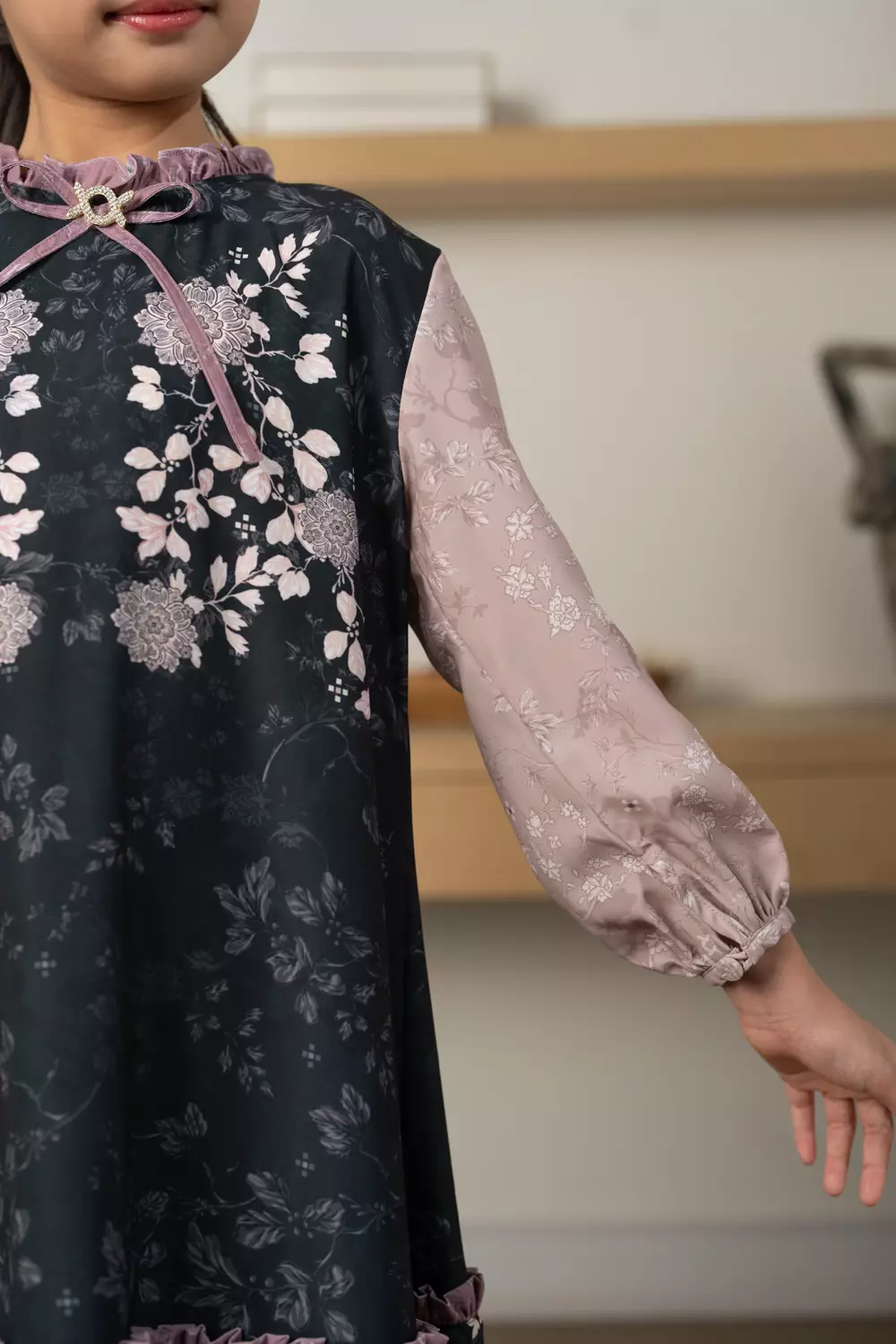 Klamby - Siara Dress Girl Aurora Black