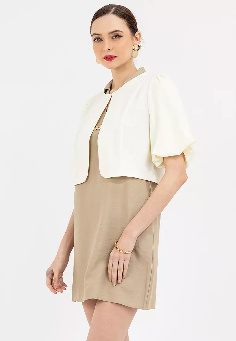 DALTON Bubble Sleeves Bolero