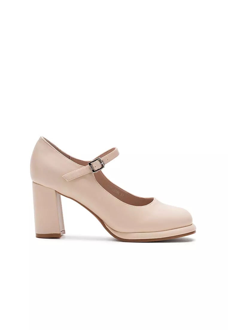 Buy nose MARY JANE PLATFORM CHUNKY HEEL PUMP Online | ZALORA Malaysia