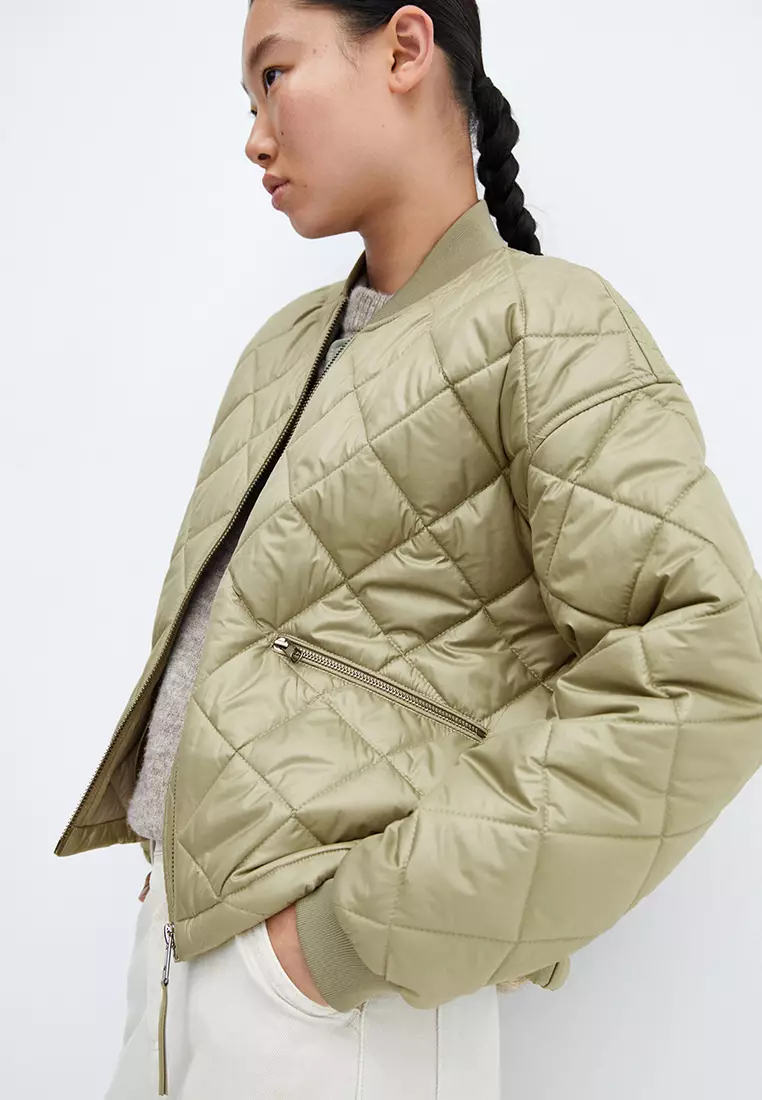 Quilted walking jacket best sale