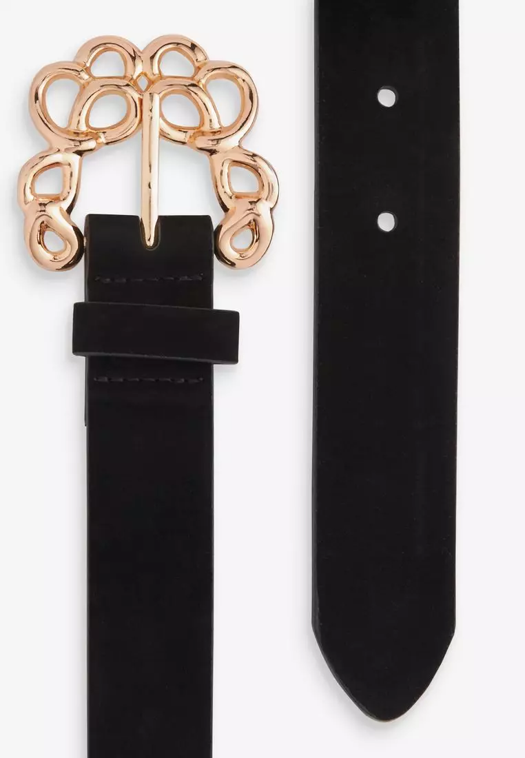 Buy NEXT Velvet Decorative Buckle Regular Belt 2024 Online