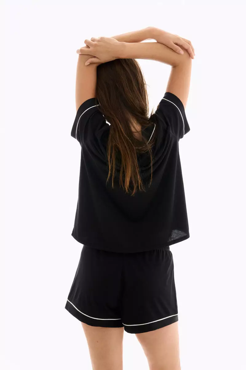Viscose-blend pyjamas