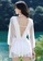 A-IN GIRLS white Elegant Mesh One-Piece Swimsuit 5D6B7US905424FGS_2