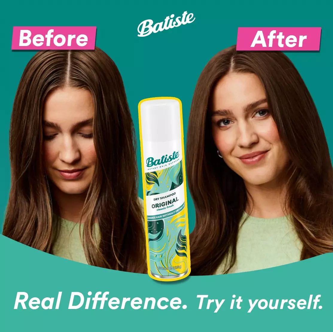 Batiste Clean Classic Original Dry Shampoo 200 ml