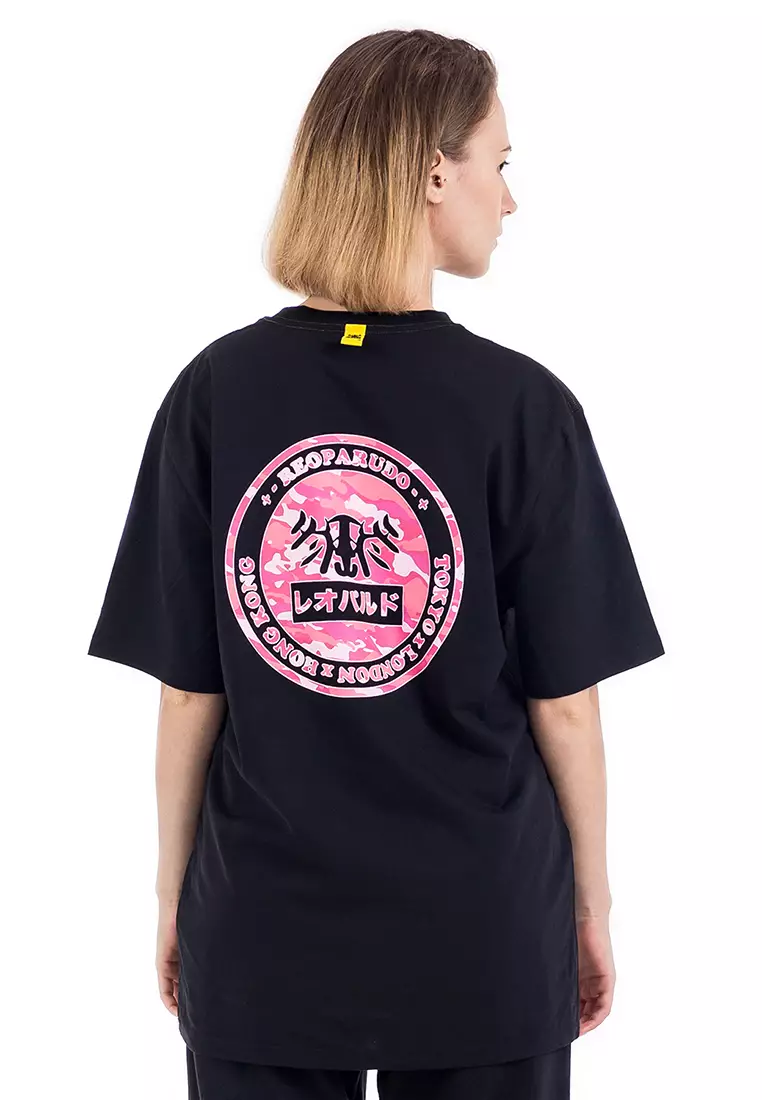 Reoparudo Reoparudo Pink Camo Logo T-shirt (Black) 2023 | Buy