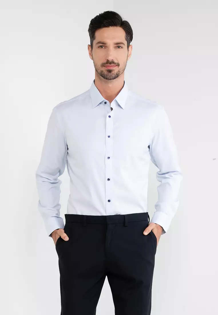 Buy G2000 Non-Iron 2-Tone Shirt 2024 Online | ZALORA Philippines