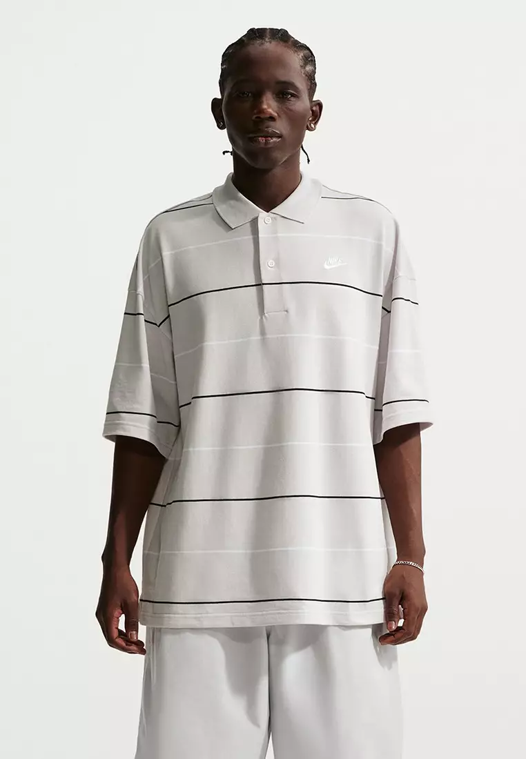 Buy Nike Sportswear Club Oversized Striped Polo Shirt 2026 Online