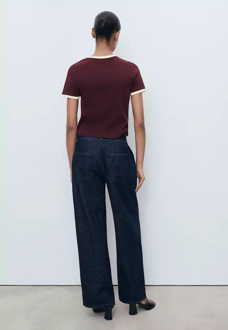 Buttoned Cotton T-Shirt