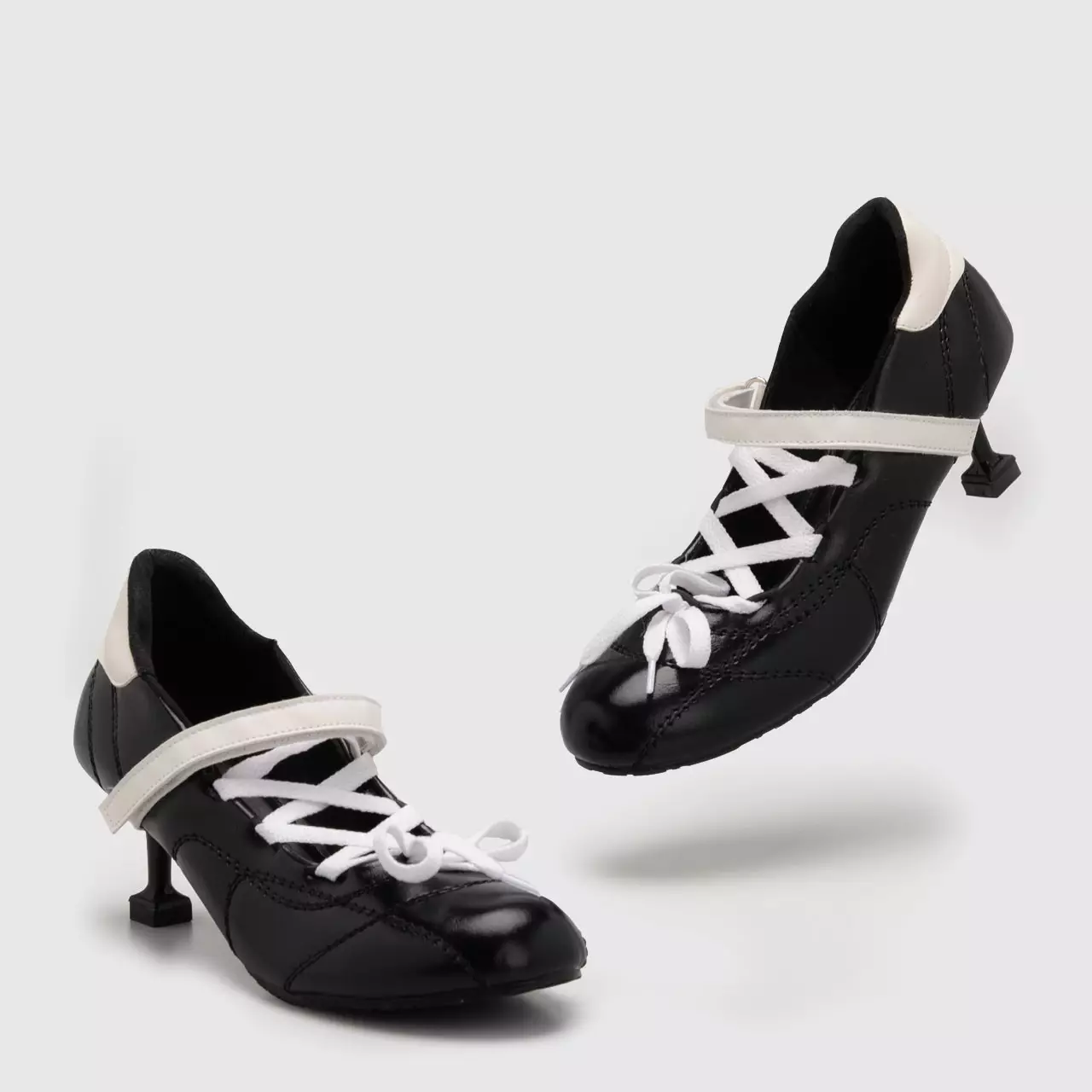 Adorable Projects - Calcio Mini Heels Black - Sepatu Wanita