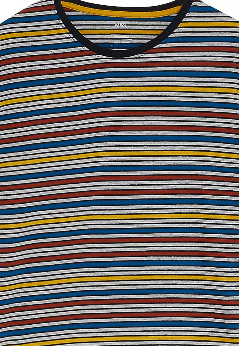 Pure Cotton Striped Pyjama Set